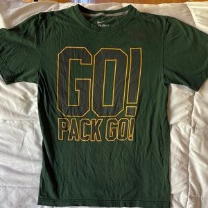 Nike Green 'GO! PACK GO!' Tee